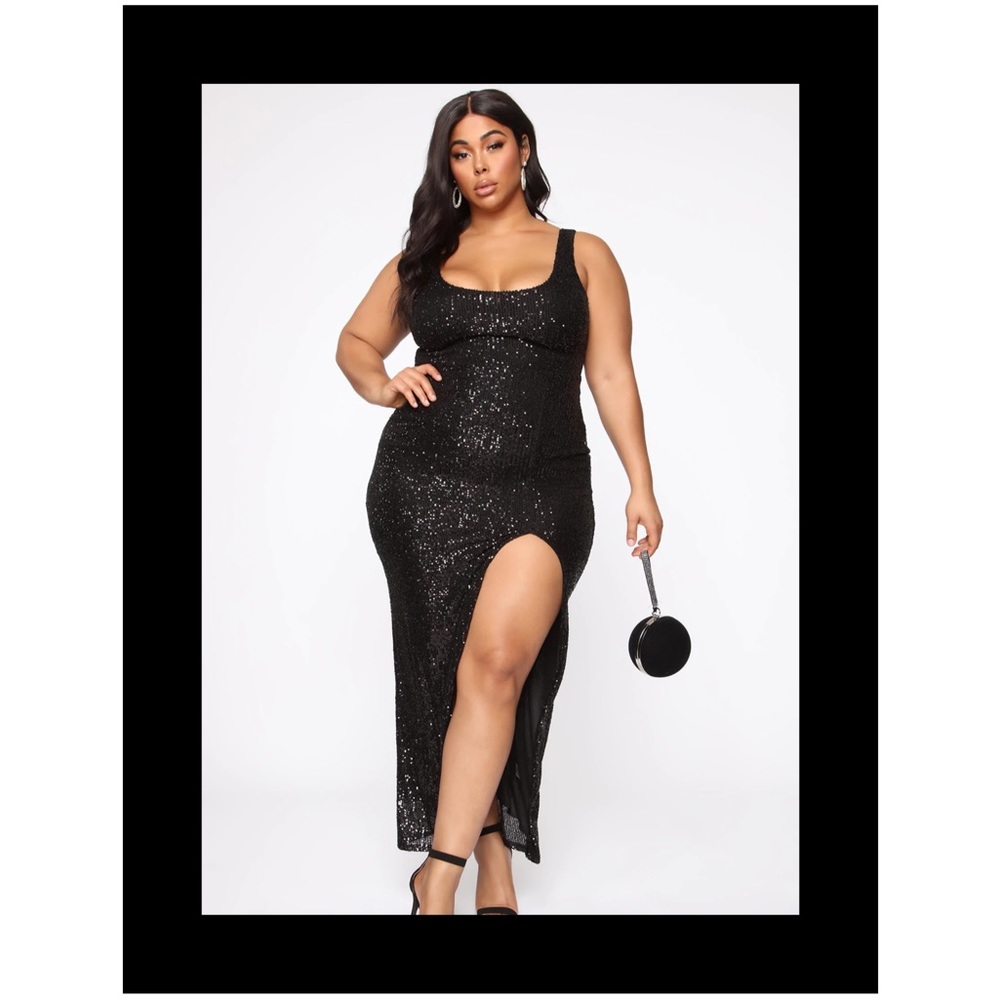 Sequin maxi dress